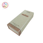 Full CMYK Color Printing Cosmetic Gift Box With Debossing Effect Flip Structure