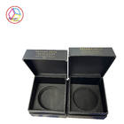 Gold Foiled Black Two Piece Neck Box For Skin Care Products Package