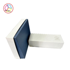 Textured Art Paper White Jewelry Paper Gift Box Foldable